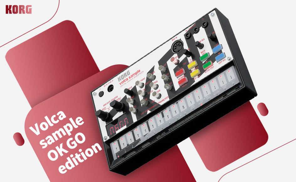 قیمت خرید فروش سمپلر و سینتی سایزر کرگ volca sample OK GO edition