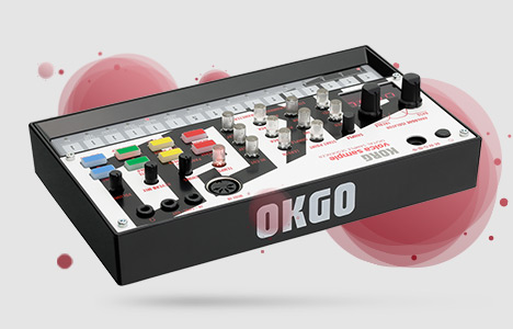 قیمت خرید فروش سمپلر و سینتی سایزر کرگ volca sample OK GO edition