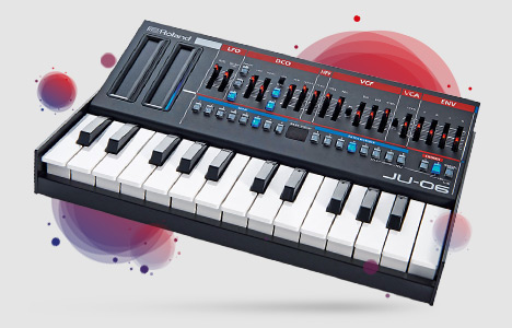 قیمت خرید فروش سینتی سایزر رولند JU-06 with K-25m
