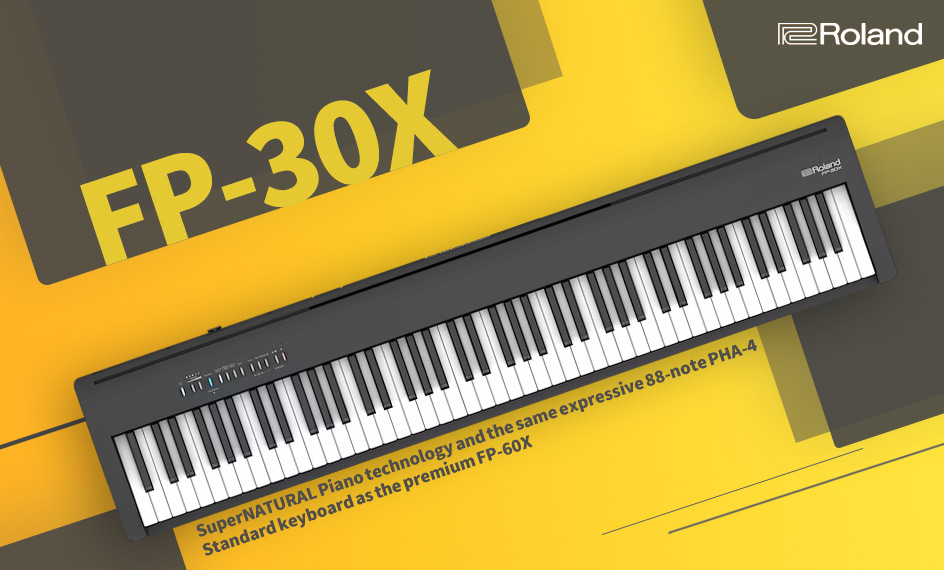 قیمت خرید فروش پیانو دیجیتال رولند FP-30X BK