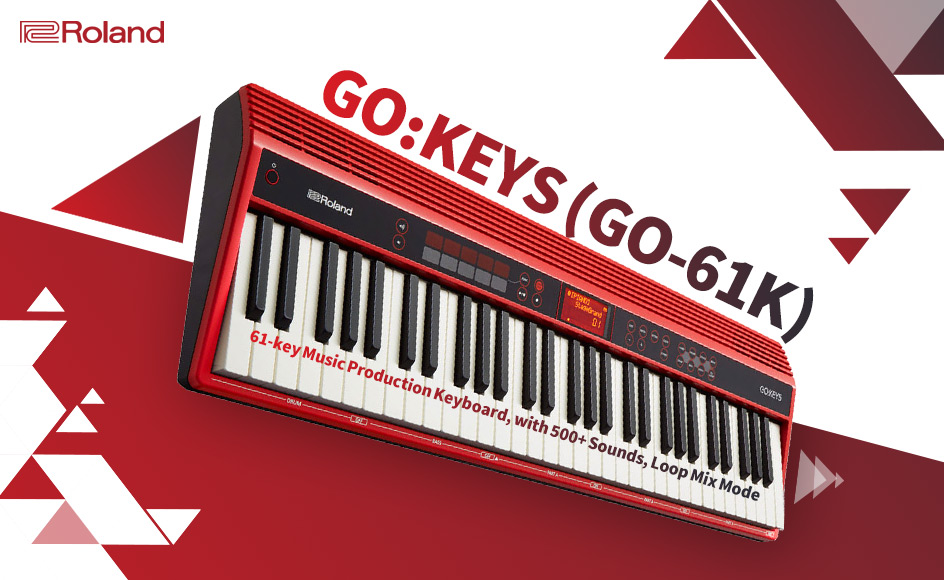 قیمت خرید فروش پیانو و کیبورد دیجیتال رولند GO:KEYS (GO-61K)