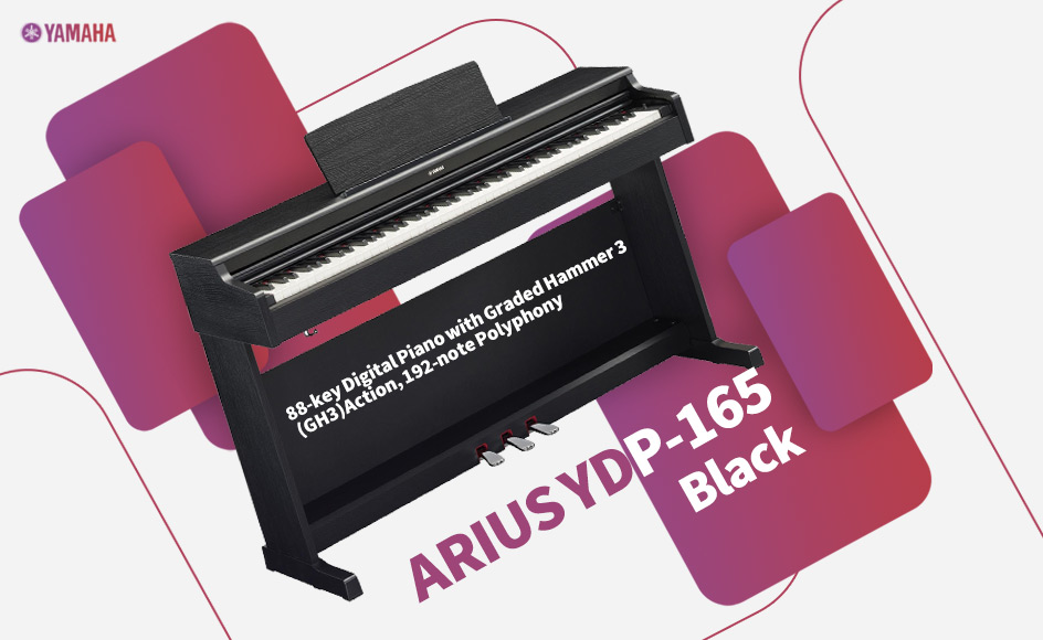 قیمت خرید فروش پیانو دیجیتال یاماها ARIUS YDP-165 Black