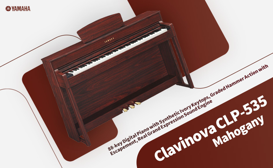 قیمت خرید فروش پیانو دیجیتال یاماها Clavinova CLP-535 Mahogany