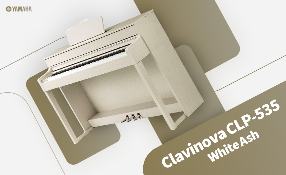 قیمت خرید فروش پیانو دیجیتال یاماها Clavinova CLP-535 White Ash