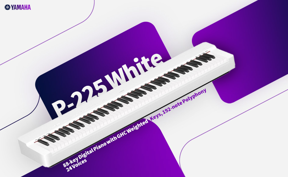 قیمت خرید فروش پیانو دیجیتال یاماها H8P-225 White title=