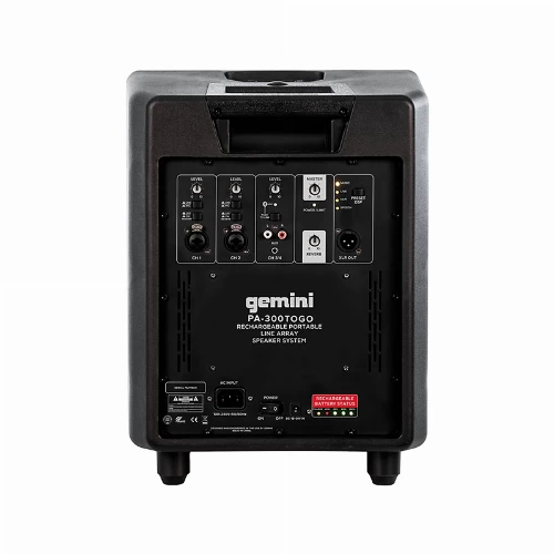 قیمت خرید فروش اسپیکر پرتابل Gemini Sound PA-300BT-ToGo 