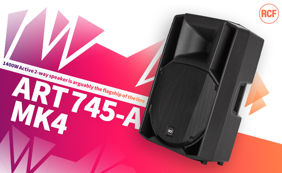 قیمت خرید فروش باند و اسپیکر اکتیو آر سی اف ART 745-A MK4