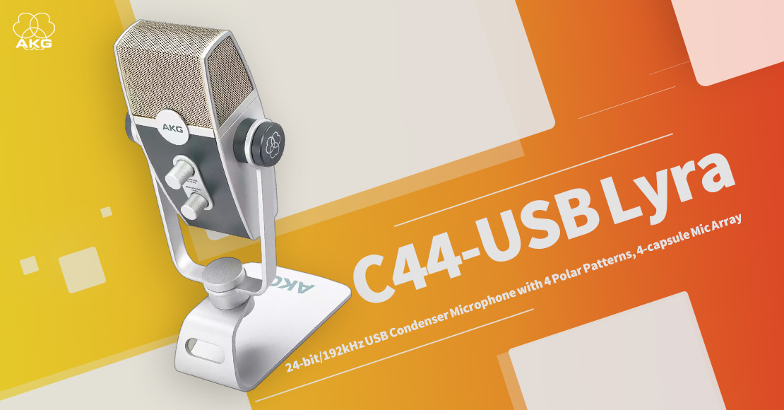 قیمت خرید فروش میکروفون ای کی جی C44-USB Lyra