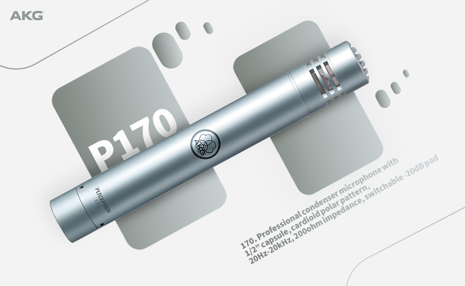 قیمت خرید فروش میکروفون ای کی جی P170 Silver
