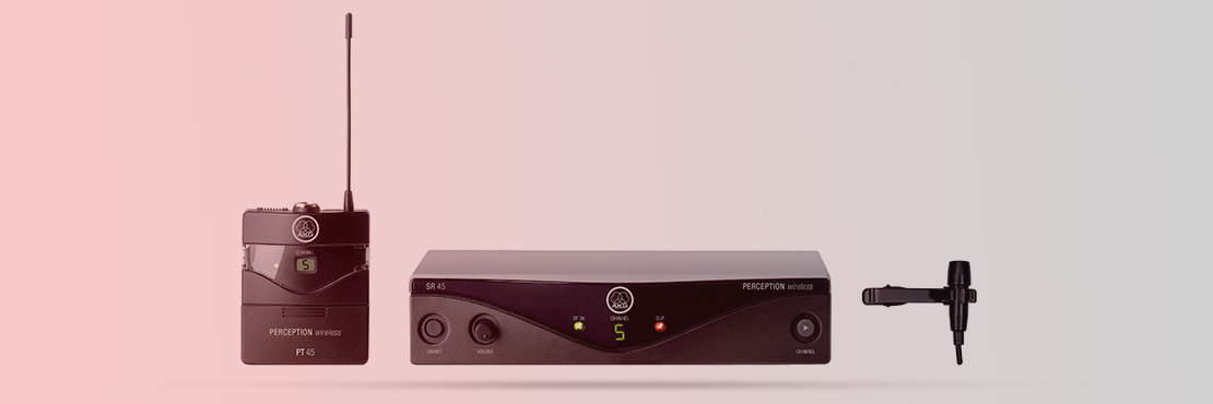 قیمت خرید فروش میکروفون بی سیم یقه ای ای کی جی Perception Wireless 45 Presenter Set
