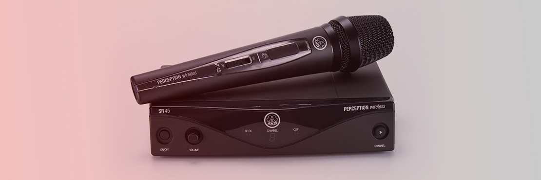 قیمت خرید فروش میکروفون بی سیم دستی ای کی جی Perception Wireless 45 Vocal Set