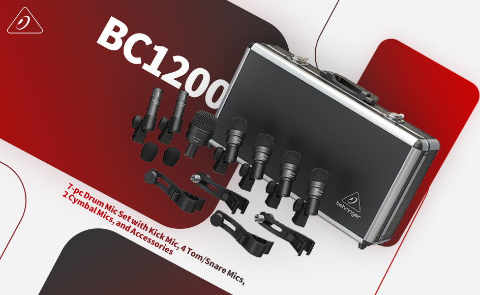 قیمت خرید فروش باندل میکروفون ساز بهرینگر BC1200