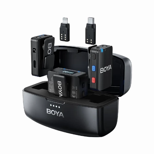 قیمت خرید فروش میکروفون یقه ای بی سیم بویا مدل BOYAMIC Black