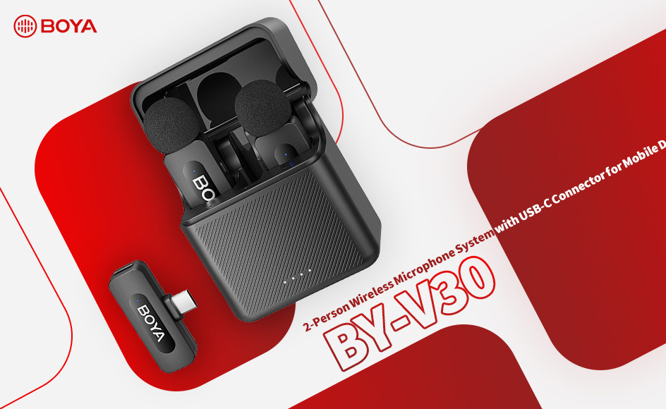 قیمت خرید فروش میکروفون یقه ای بی سیم بویا BY-V30