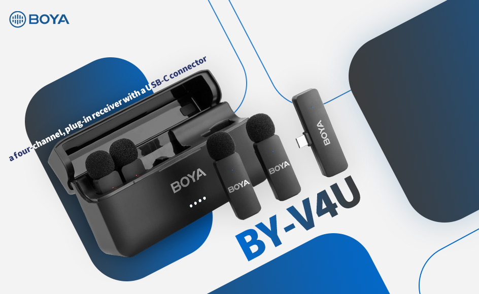 قیمت خرید فروش میکروفون یقه ای بی سیم بویا BY-V4U