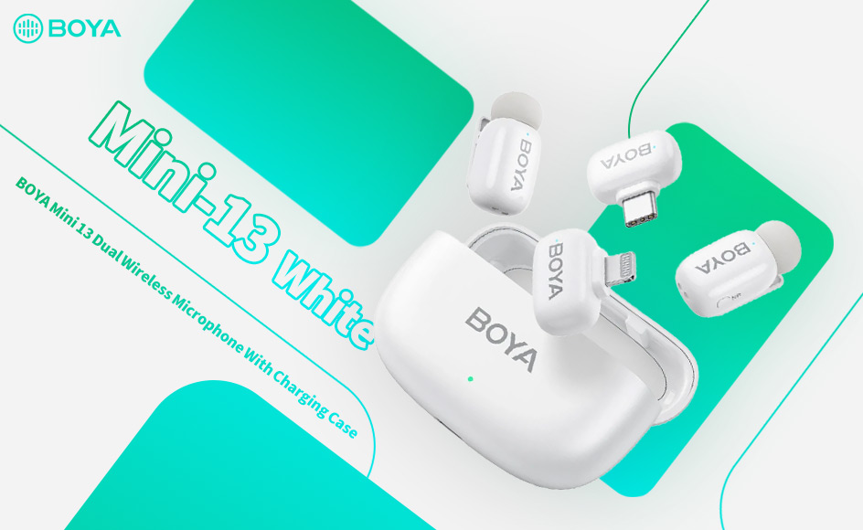 قیمت خرید فروش میکروفون یقه ای بی سیم بویا mini-13 White