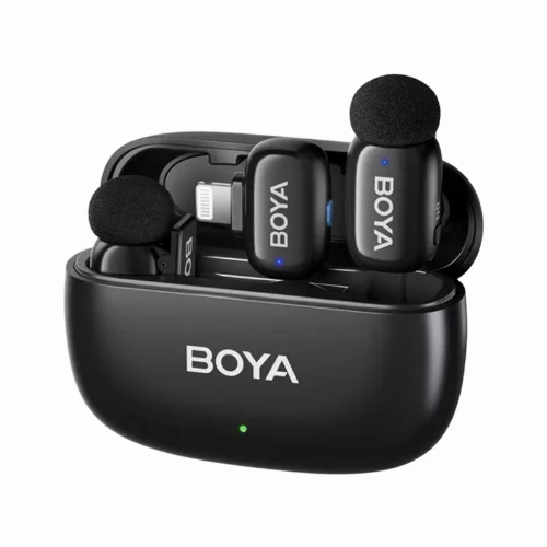 قیمت خرید فروش میکروفون یقه ای بی سیم بویا مدل mini-15 Black