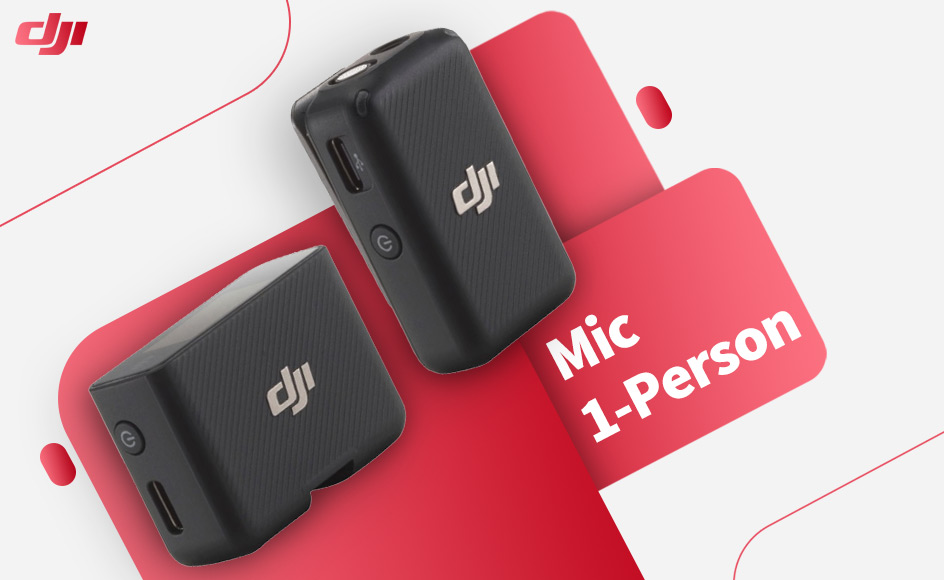 قیمت خرید فروش میکروفون یقه ای بی سیم دی جی آی Mic 1-Person