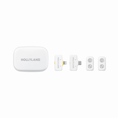 قیمت خرید فروش میکروفون یقه ای بی سیم Hollyland LARK A1 Combo White 