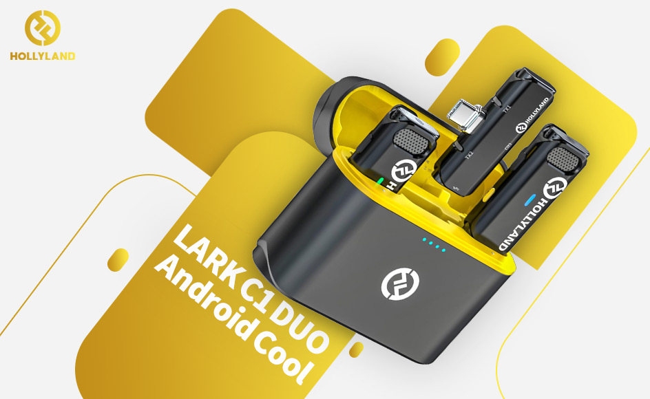 قیمت خرید فروش میکروفون یقه ای بی سیم هالی لند LARK C1 DUO Android Cool Black