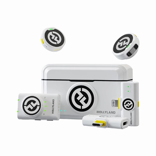 قیمت خرید فروش میکروفون یقه ای بی سیم هالی لند مدل LARK M2 Combo Ivory White