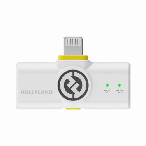 قیمت خرید فروش میکروفون یقه ای بی سیم Hollyland LARK M2 Combo Ivory White 