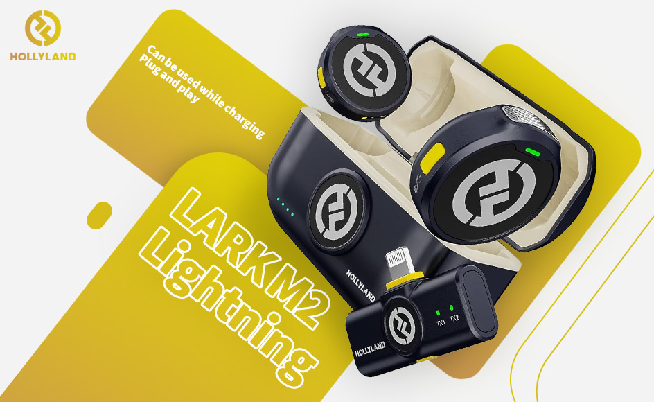 قیمت خرید فروش میکروفون یقه ای بی سیم هالی لند LARK M2 Lightning