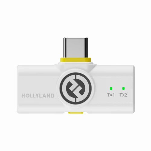 قیمت خرید فروش میکروفون یقه ای بی سیم Hollyland LARK M2 USB-C Ivory White 