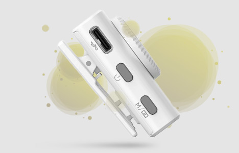 قیمت خرید فروش میکروفون یقه ای بی سیم هالی لند LARK M2 USB-C Ivory White