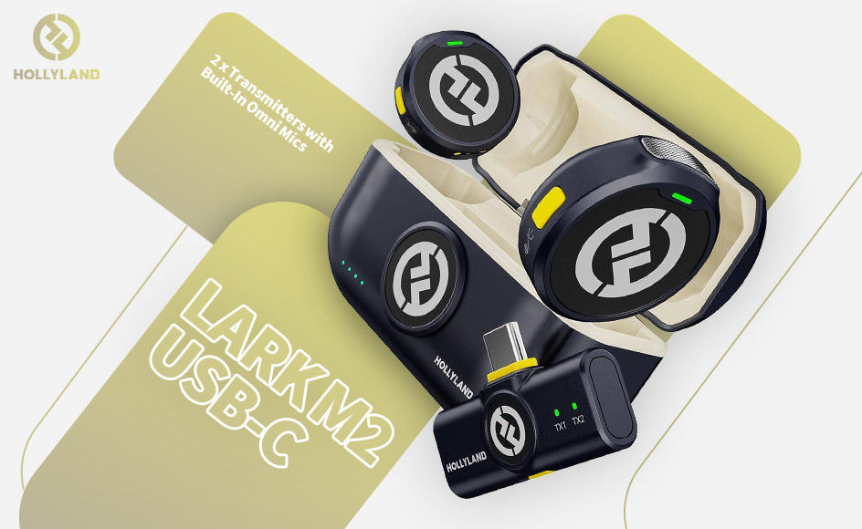 قیمت خرید فروش میکروفون یقه ای بی سیم هالی لند LARK M2 USB-C
