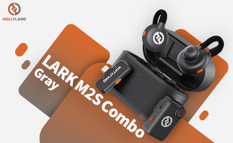 قیمت خرید فروش میکروفون یقه ای بی سیم هالی لند LARK M2S Combo Gray