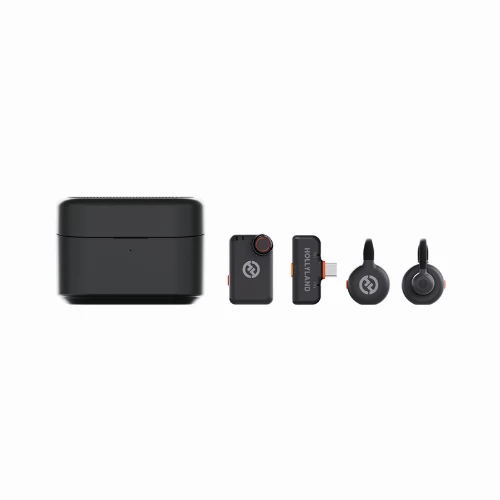 قیمت خرید فروش میکروفون یقه ای بی سیم Hollyland LARK M2S Mini Combo Gray 