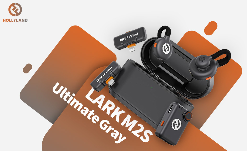 قیمت خرید فروش میکروفون یقه ای بی سیم هالی لند LARK M2S Ultimate Gray