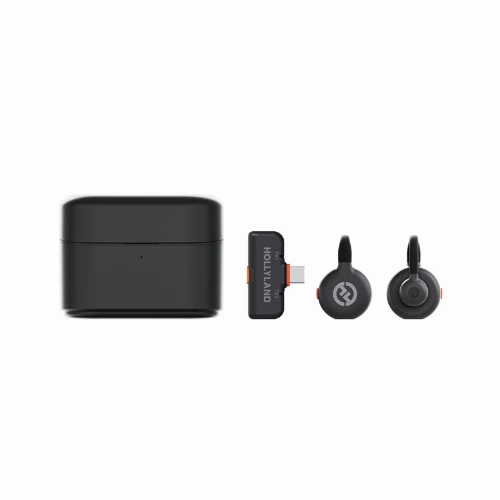 قیمت خرید فروش میکروفون یقه ای بی سیم Hollyland LARK M2S USB-C Gray 