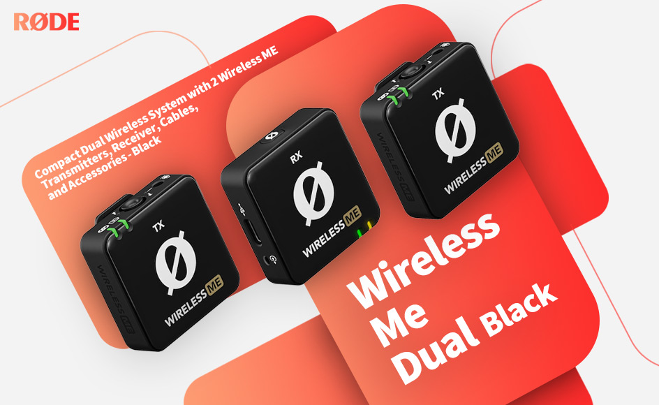 قیمت خرید فروش میکروفون یقه ای بی سیم رود Wireless ME Dual Black