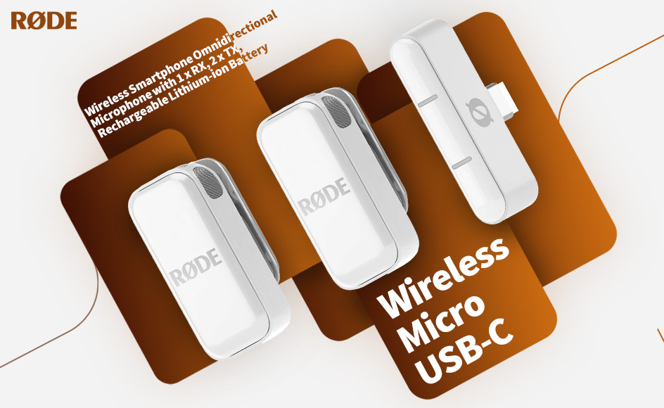 قیمت خرید فروش میکروفون یقه ای بی سیم رود Wireless Micro USB-C White