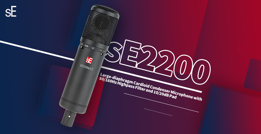 قیمت خرید فروش میکروفن استودیویی اس ای الکترونیک مدل sE2200