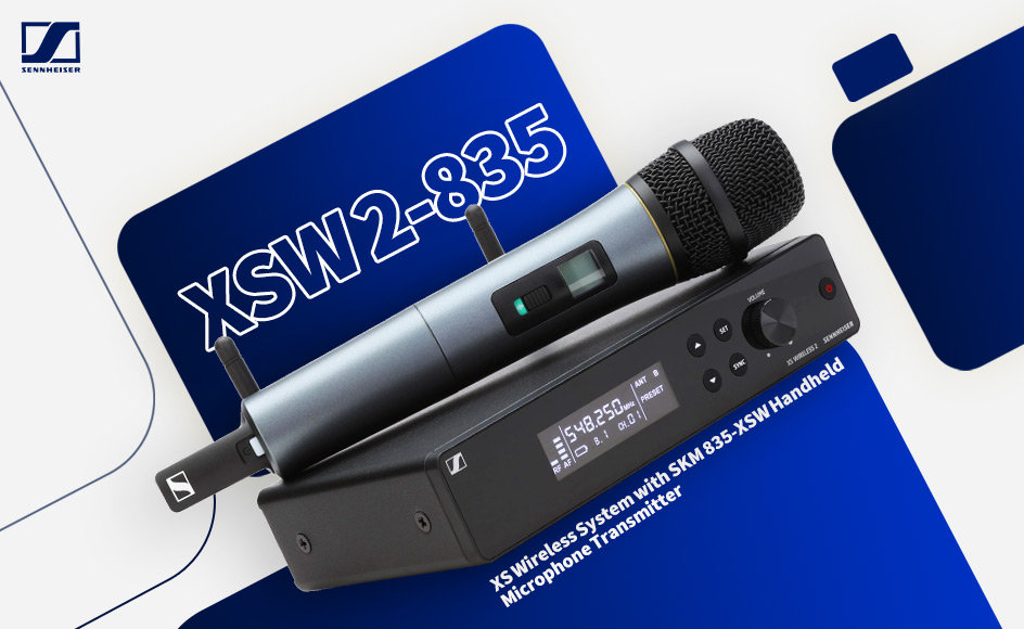قیمت خرید فروش میکروفون دستی بی سیم سنهایزر XSW 2-835