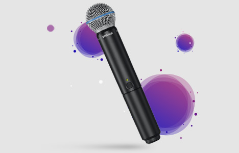 قیمت خرید فروش میکروفون دستی بی سیم شور BLX24/B58