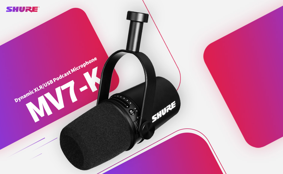 قیمت خرید فروش میکروفون یو اس بی شور MV7-K