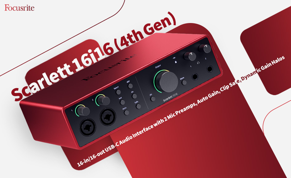 قیمت خرید فروش کارت صدا فوکوسرایت Scarlett 16i16 (4th Gen)
