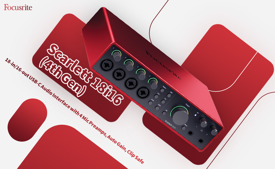 قیمت خرید فروش کارت صدا فوکوسرایت Scarlett 18i16 (4th Gen)