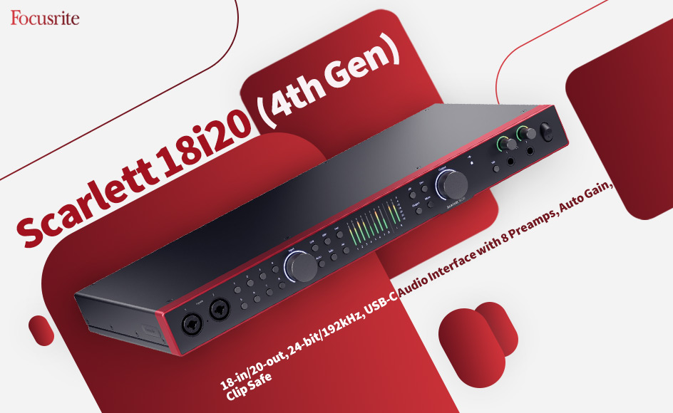 قیمت خرید فروش کارت صدا فوکوسرایت Scarlett 18i20 (4th Gen)