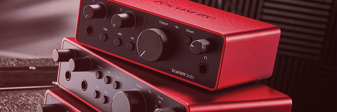 قیمت خرید فروش کارت صدا فوکوسرایت Scarlett Solo (4th Gen)