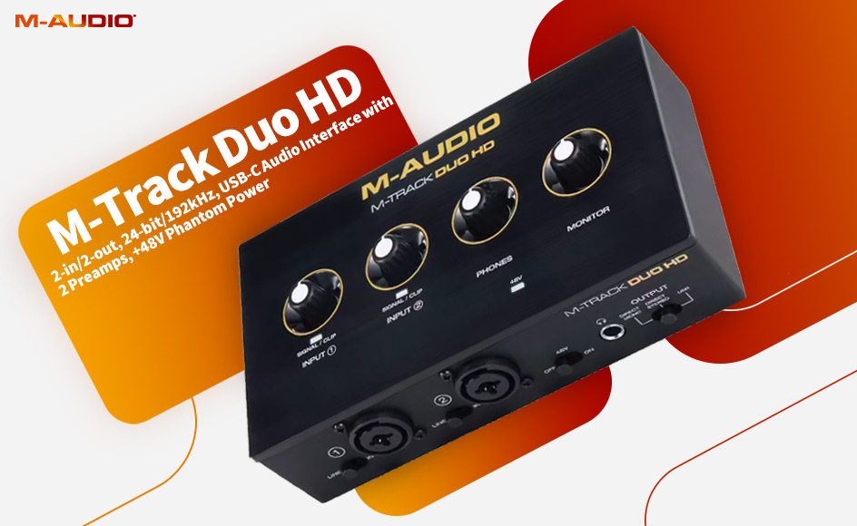 قیمت خرید فروش کارت صدا ام آدیو M-Track Duo HD