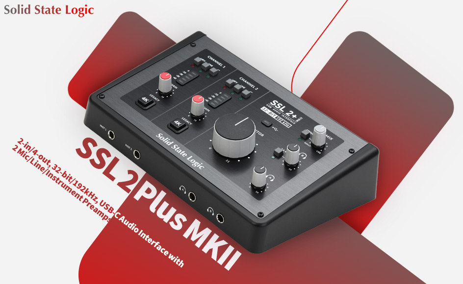 قیمت خرید فروش کارت صدا سالید استیت لاجیک SSL 2 Plus MKII
