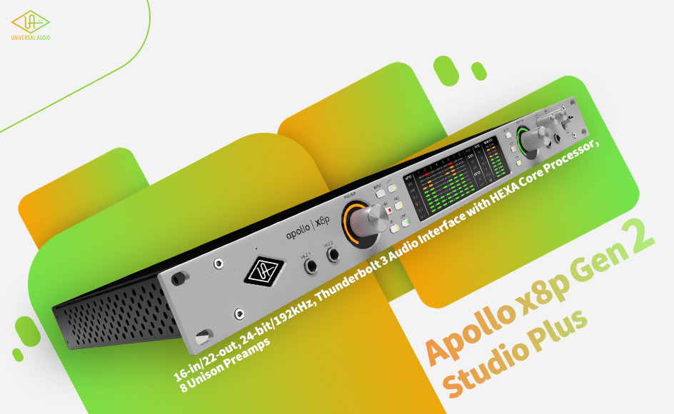 قیمت خرید فروش کارت صدا یونیورسال آدیو Apollo x8p Gen 2 Studio Plus