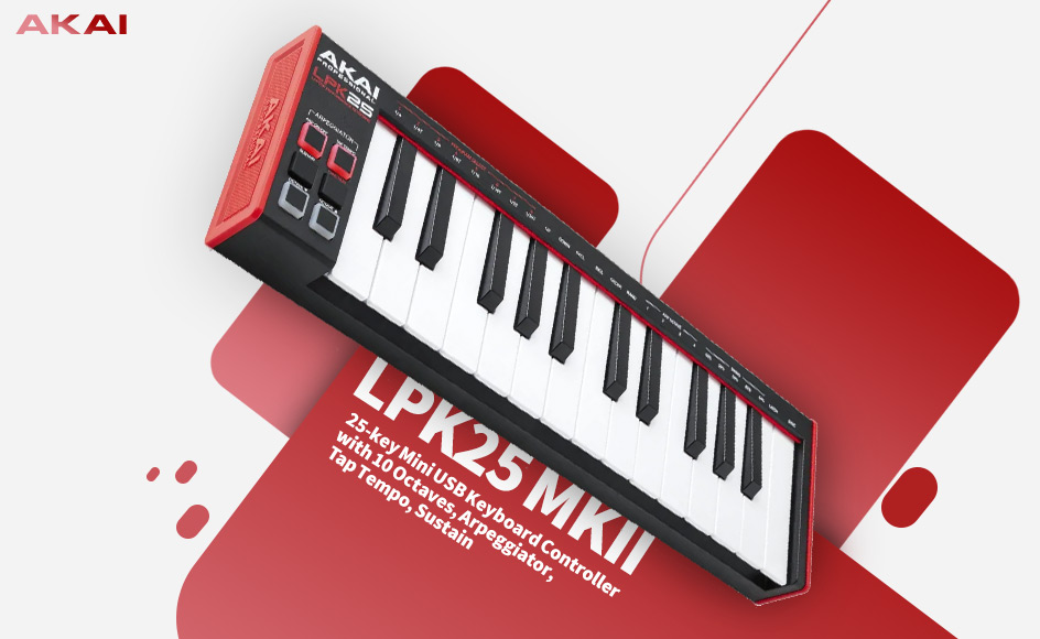 قیمت خرید فروش میدی کنترلر آکایی LPK25 MKII