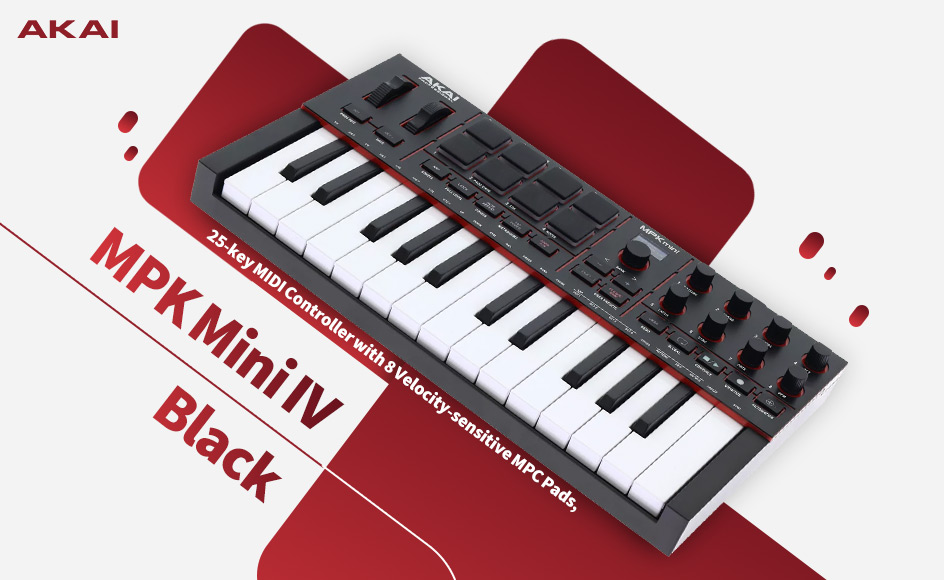 قیمت خرید فروش میدی کنترلر آکایی MPK Mini IV Black