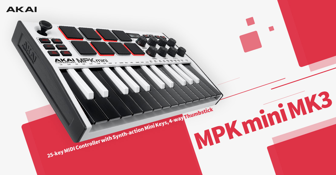 قیمت خرید فروش میدی کنترلر آکایی MPK mini MK3 White